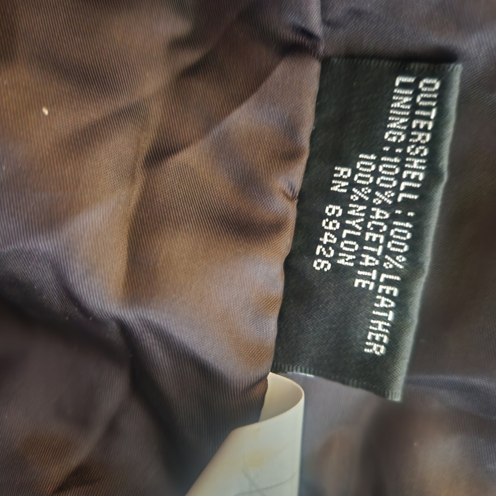 Womens Wilson's Black Leather Jacket - Picture 5 of 6